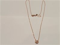 Collana Gazzola Gioielli Donna in Oro rosa 0.04 Ct PEOX5408PINKC-NG - PEOX5408PINKC-NG